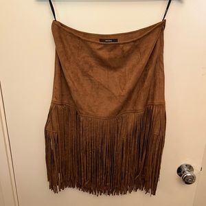 NWT fringe skirt